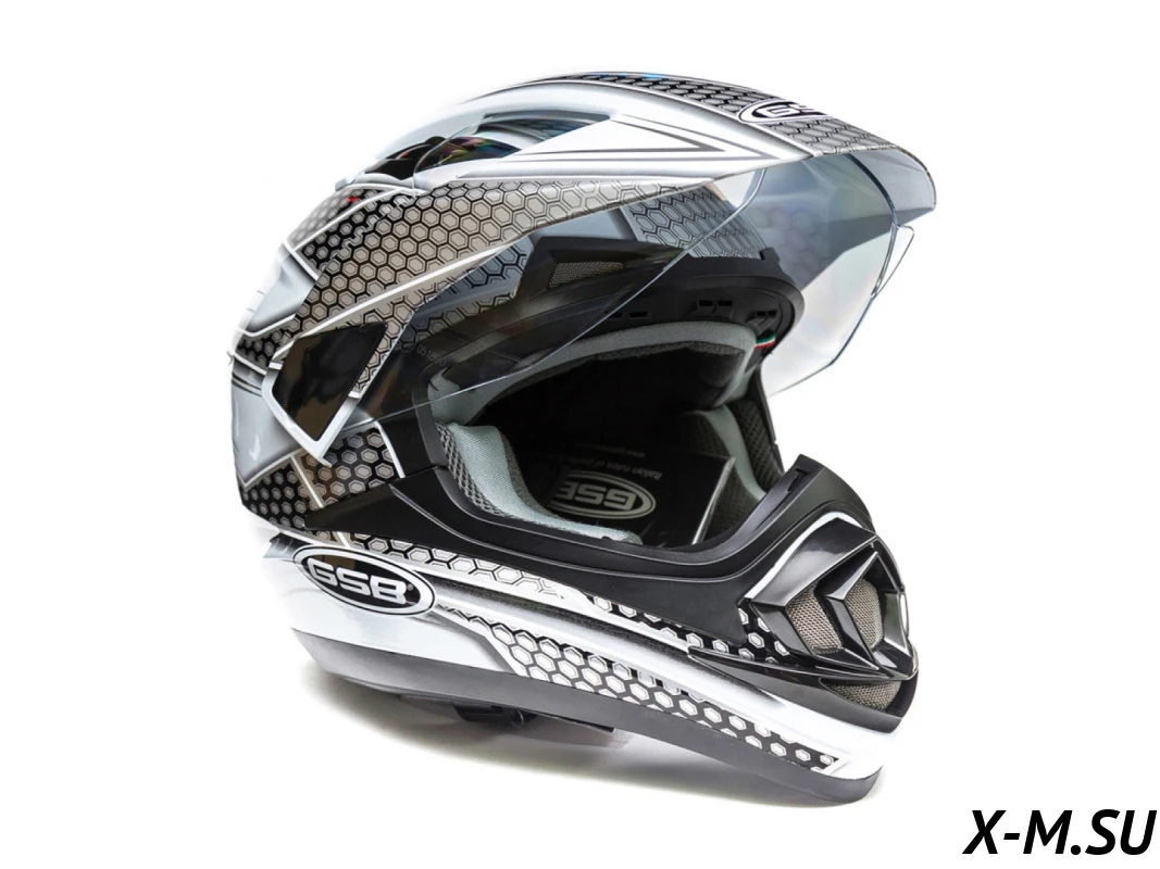 Шлем XP-14 A WHITE BLACK Шлем XP-14 A WHITE BLACK