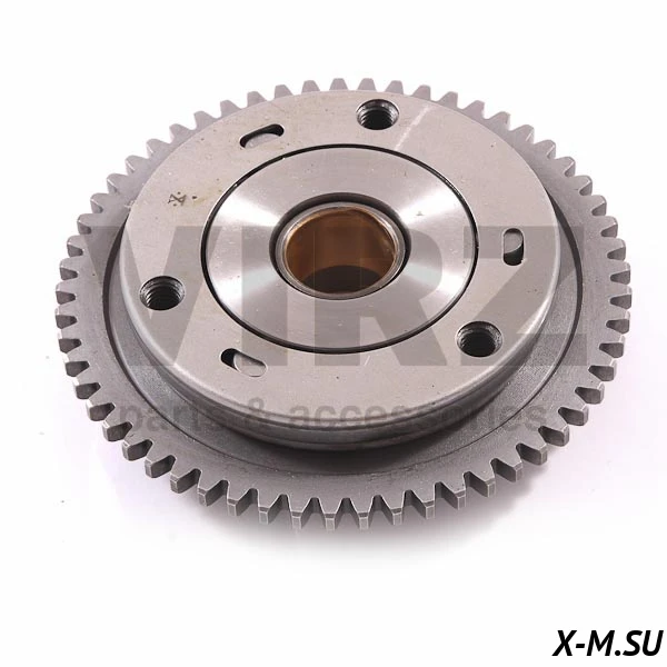 Муфта обгонная 4Т 157FMI,162FMJ (CG125-150) (с шестерней 57Т) Муфта обгонная 4Т 157FMI,162FMJ (CG125-150) (с шестерней 57Т)