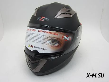 Шлем мото HIZER 529 matte-black Шлем мото HIZER 529 matte-black