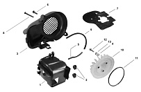 Охлаждение цилиндра КВАДРОЦИКЛА STELS ATV 50 C