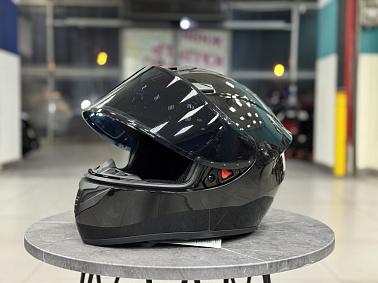 Шлем интеграл HETOSHI  XD1-91 цв. Черный глянцевый  р. XXL