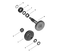 Трансмиссия КВАДРОЦИКЛА STELS ATV 50 C