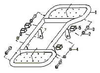 Опоры для ног КВАДРОЦИКЛА STELS ATV 50 C