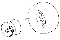 Задние колеса КВАДРОЦИКЛА STELS ATV 50 C