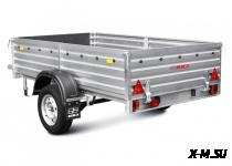 Прицеп для дачи и мототехники (с высоким бортом) МЗСА 817704.024