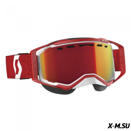 Очки Prospect Snow Cros (2020') white/red enhancer red ch