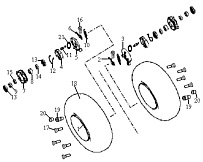Передние колеса КВАДРОЦИКЛА STELS ATV 50 C
