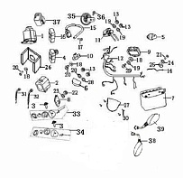 Электрооборудование КВАДРОЦИКЛА STELS ATV 50 C