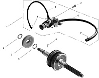 Масляный насос и его привод КВАДРОЦИКЛА STELS ATV 50 C