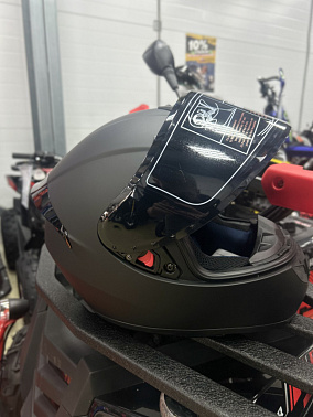 Шлем интеграл HETOSHI XD1-237 цв. Темно-серый  р. XL