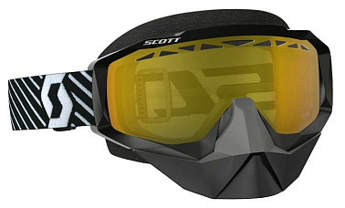 Очки Hustle X Snow Cross black/white yellow