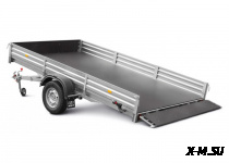 Прицеп для перевозки снегоходов, квадроциклов и вездеходов МЗСА 817718.012