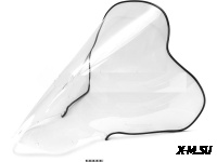 Стекло ветровое для снегохода Yamaha FX NYTRO увеличенное (высота 64см, толщина 2мм, МПК)