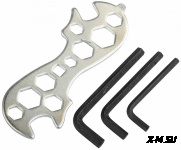 Набор велоинструментов (3 шестигранника+ключ комбинир.)